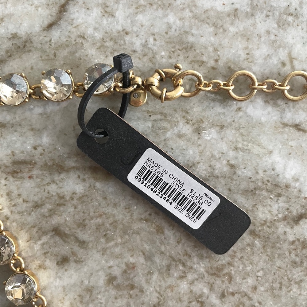 NWT rhinestone J Crew necklace - Picture 3 of 3